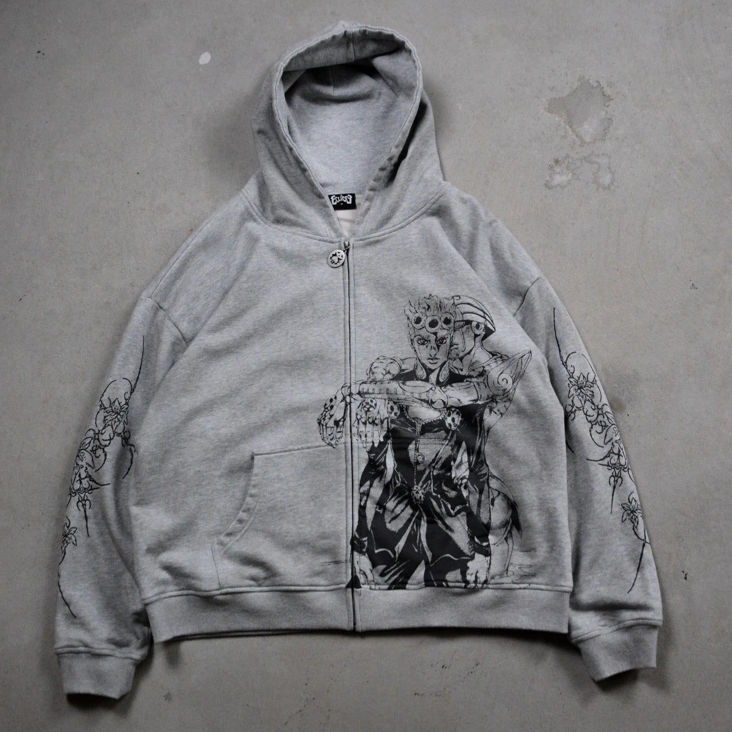JJBA Harajuku Zip-Up Hoodie