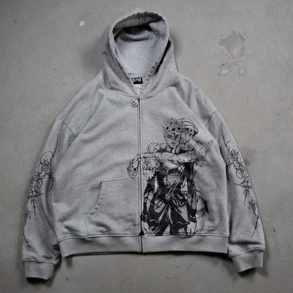 JJBA Harajuku Zip-Up Hoodie
