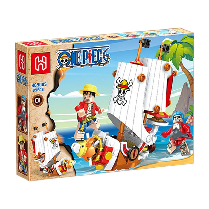 One Piece Thousand Sunny & Going Merry Building Blocks