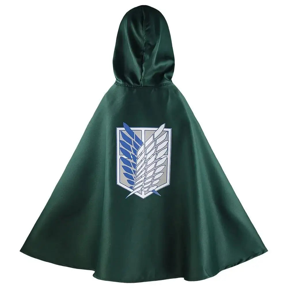 Attack on Titan Survey Corps Green Cosplay Cloak