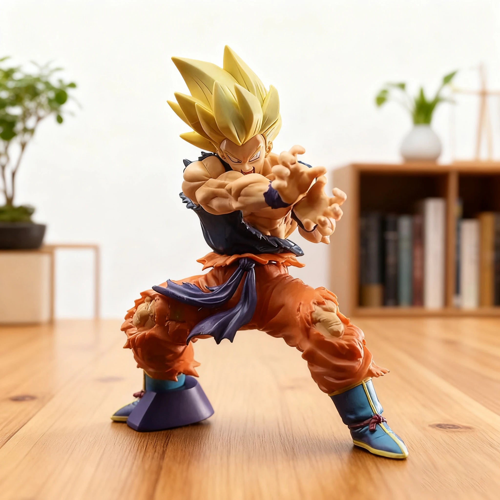 Battle Damaged Goku Figure