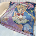 Anime Cotton Throw Blanket