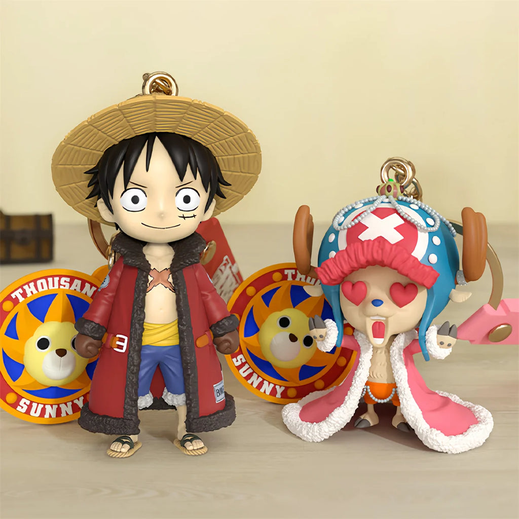 One Piece Keychain Figures