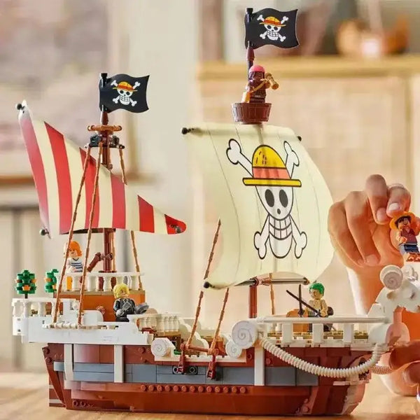 One Piece Going Merry Pirate Ship Building Blocks