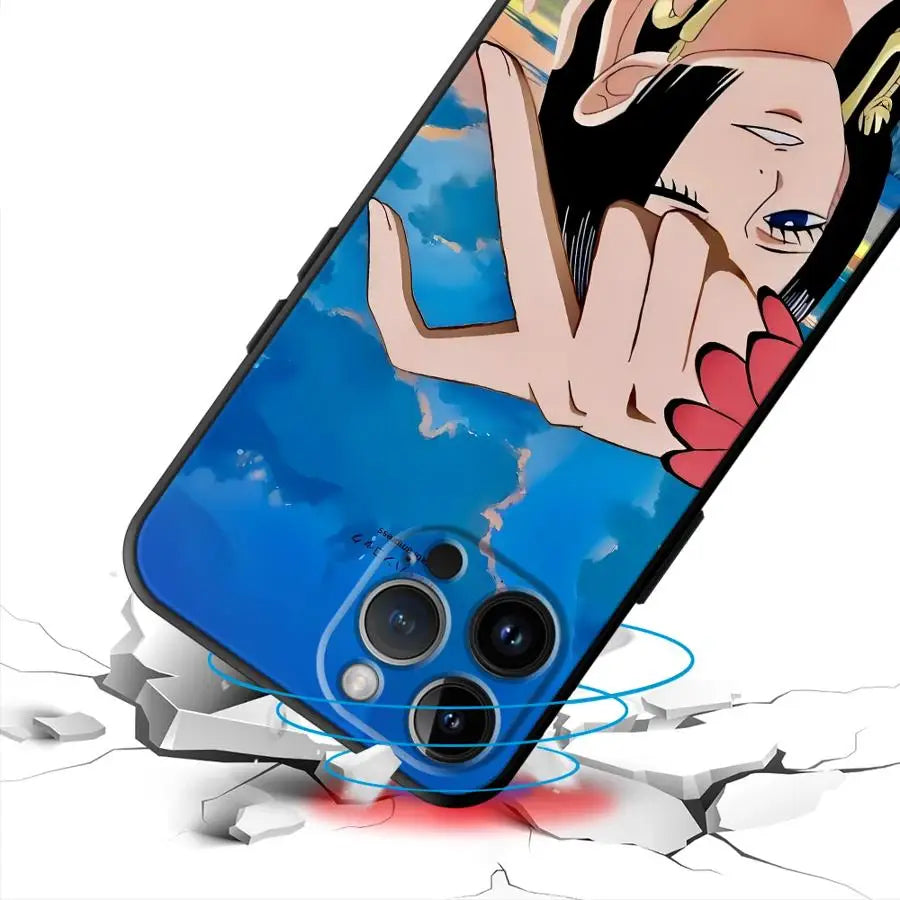 Luffy & Boa Hancock iPhone Case