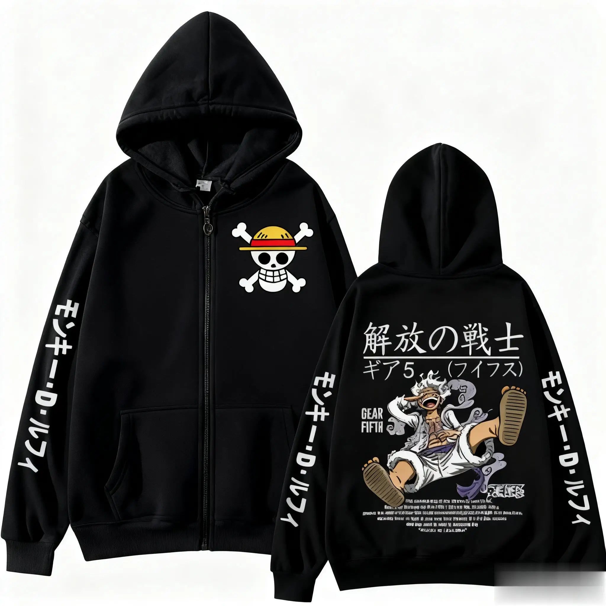One Piece Zipper Hoodie