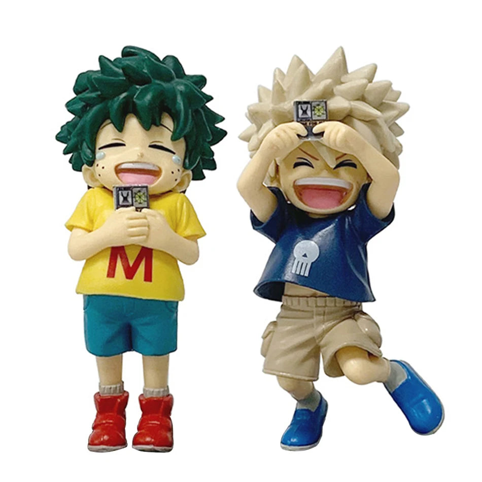 MHA Childhood Deku & Bakugo Action Figures Set