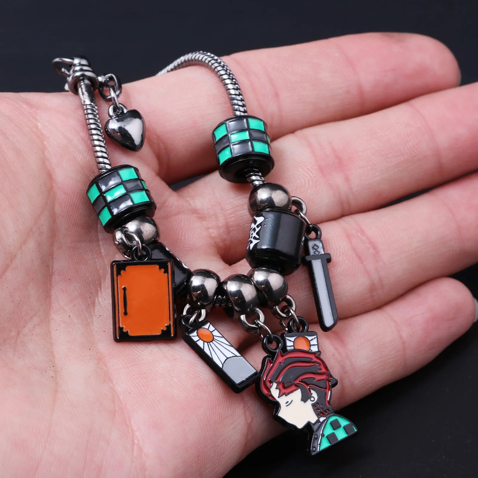 Demon Slayer Charm Bracelet