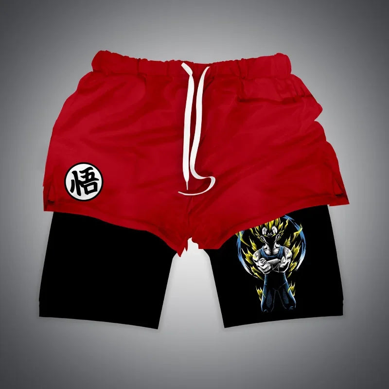 All Animes 2-in-1 Gym Shorts