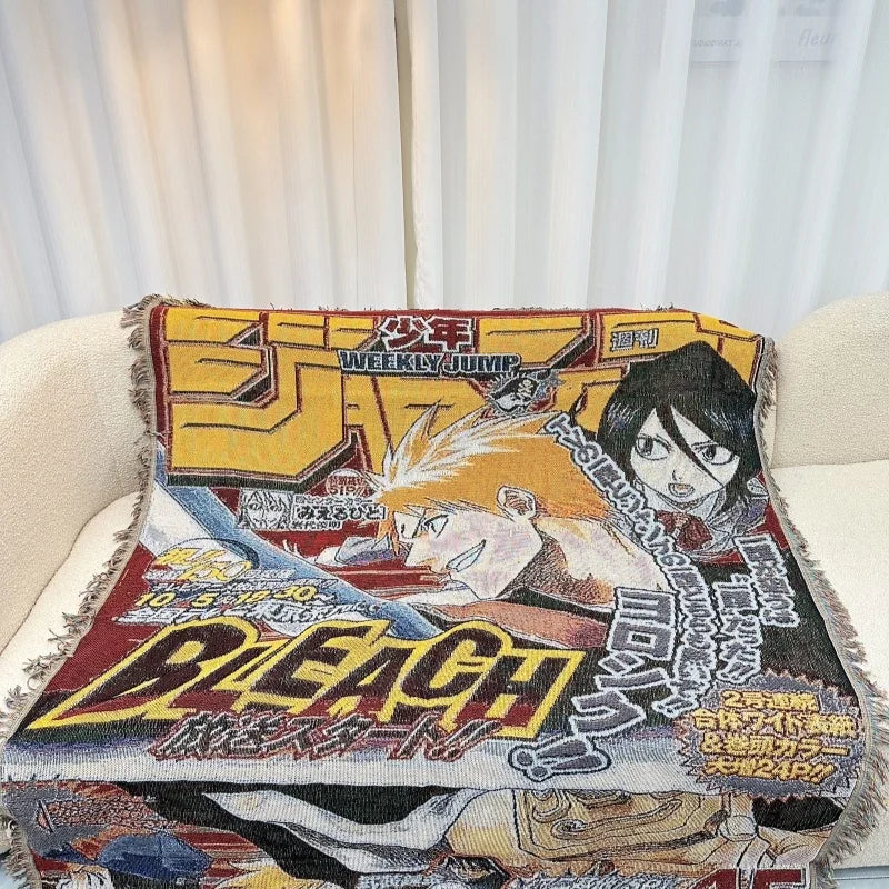 Anime Cotton Throw Blanket