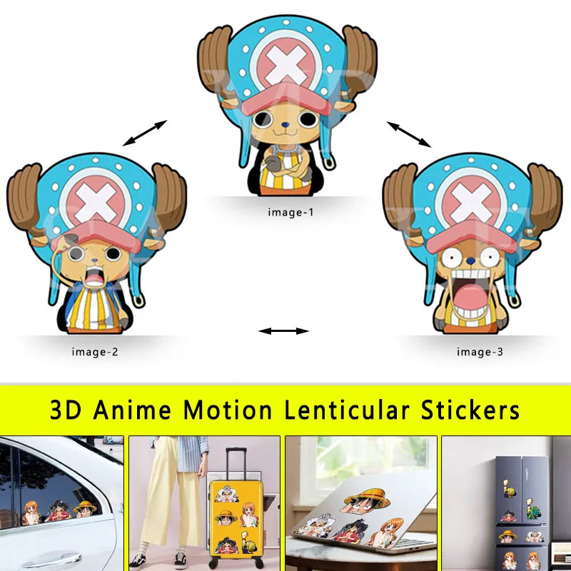 One Piece 3D Stickers