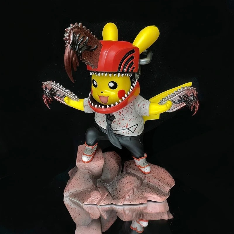 Chainsaw Pikachu Anime 12cm Figure