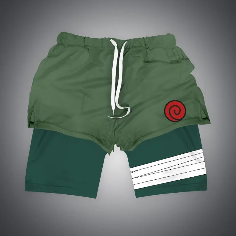 All Animes 2-in-1 Gym Shorts