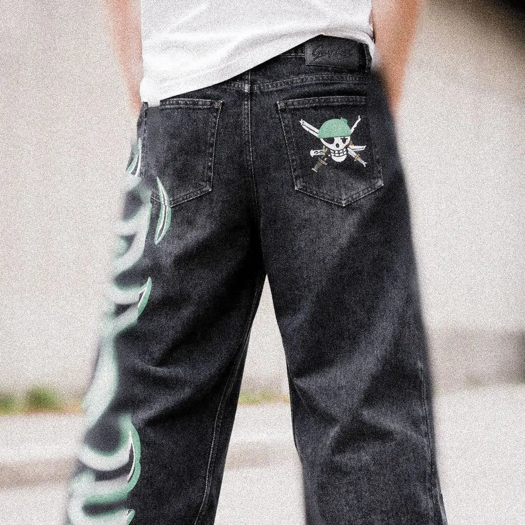 Zoro Graphic Jeans