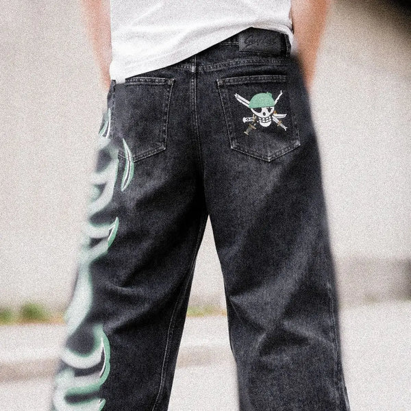 Zoro Graphic Jeans