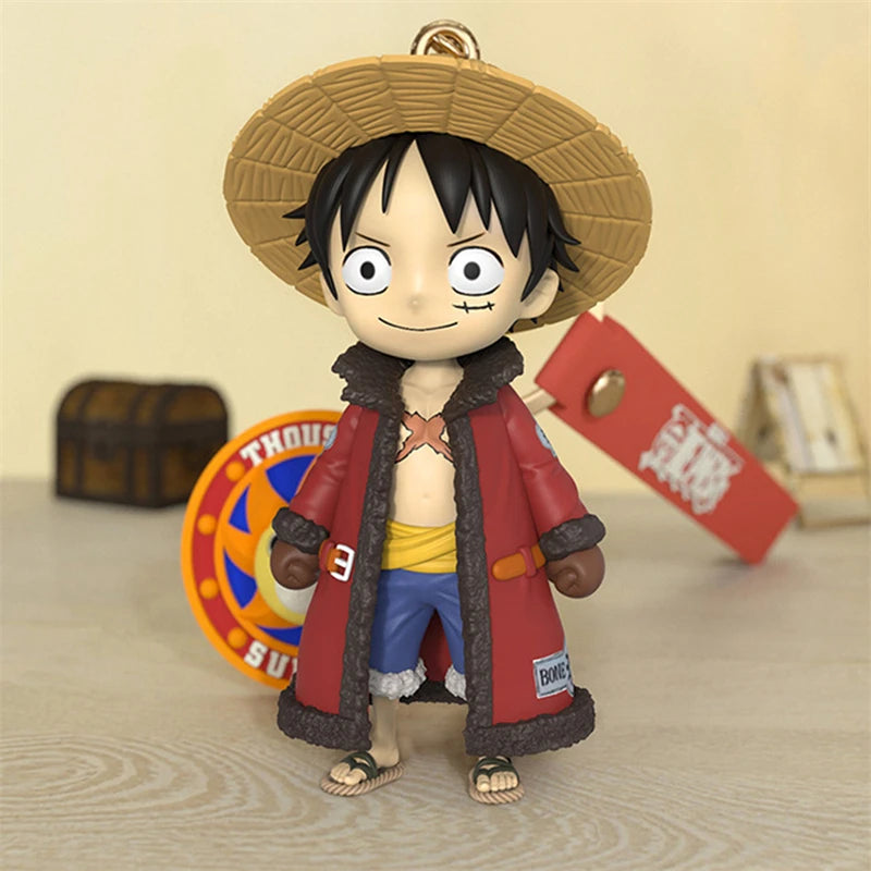 Luffy & Chopper Kawaii PVC Keychain