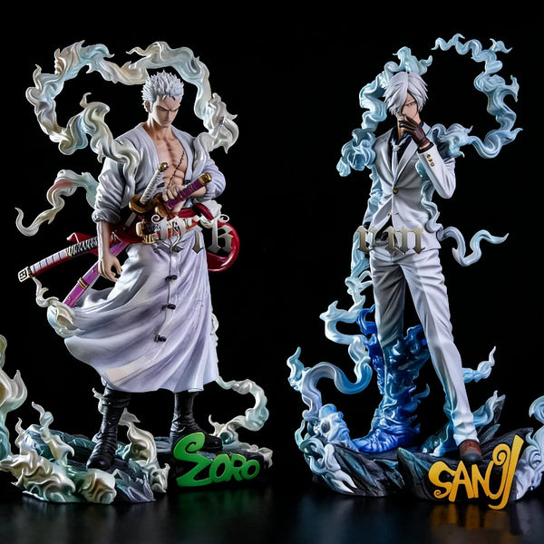 Nika Zoro & Sanji Double-Headed Figure with Base