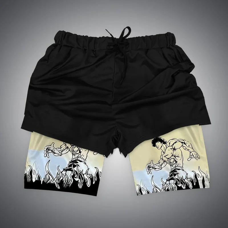 All Animes 2-in-1 Gym Shorts
