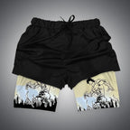 All Animes 2-in-1 Gym Shorts