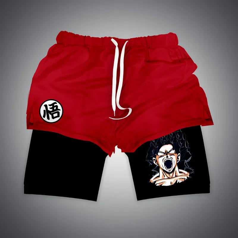 All Animes 2-in-1 Gym Shorts