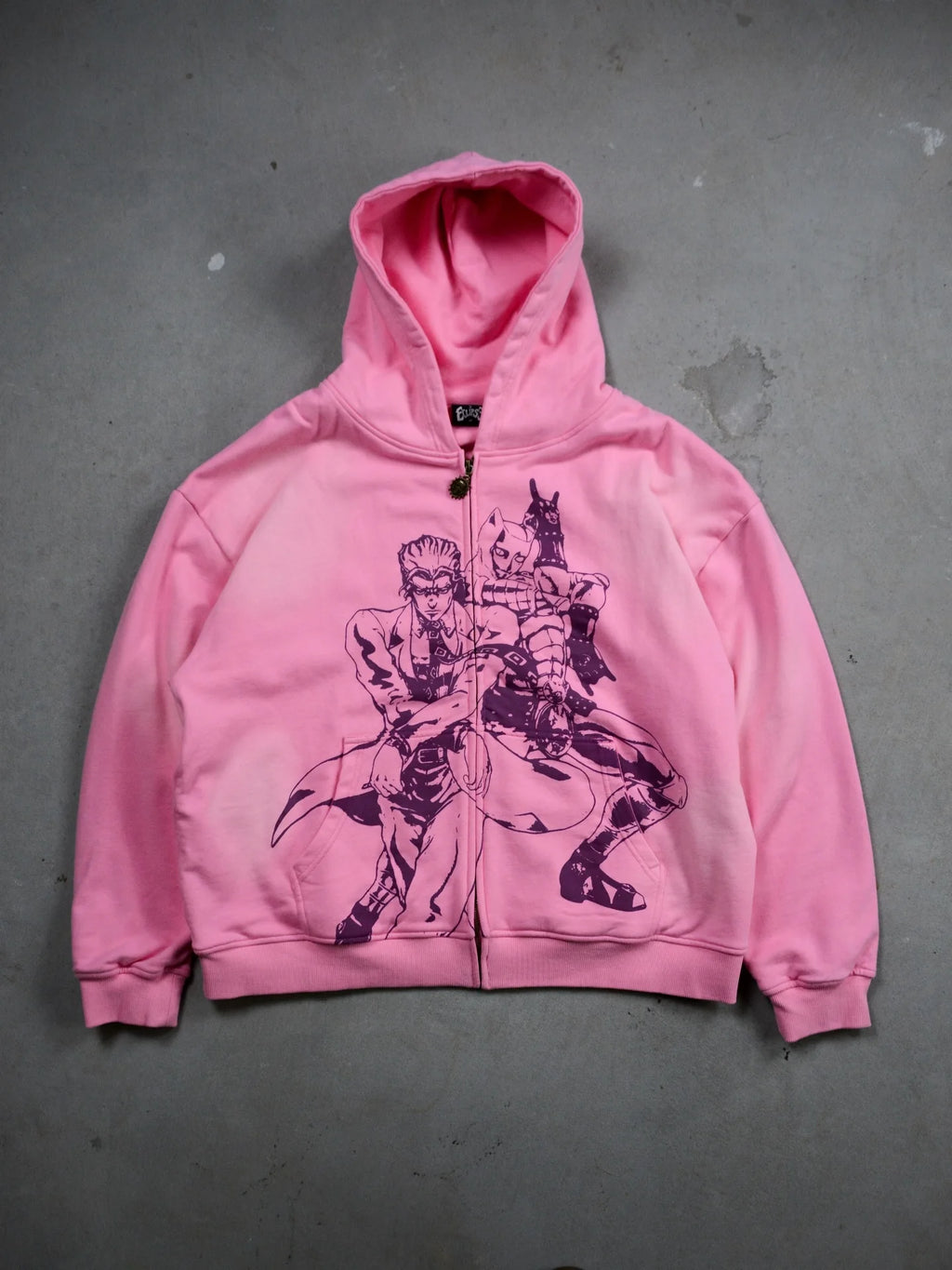 JJBA Harajuku Zip-Up Hoodie