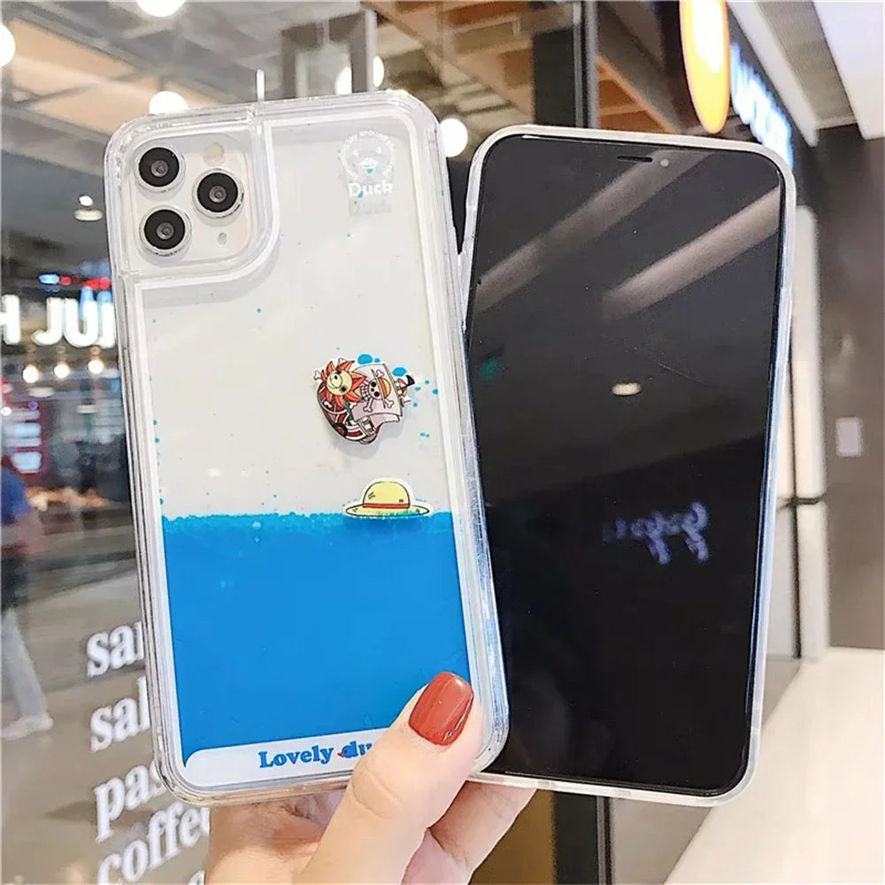 One Piece Quicksand Phone Case