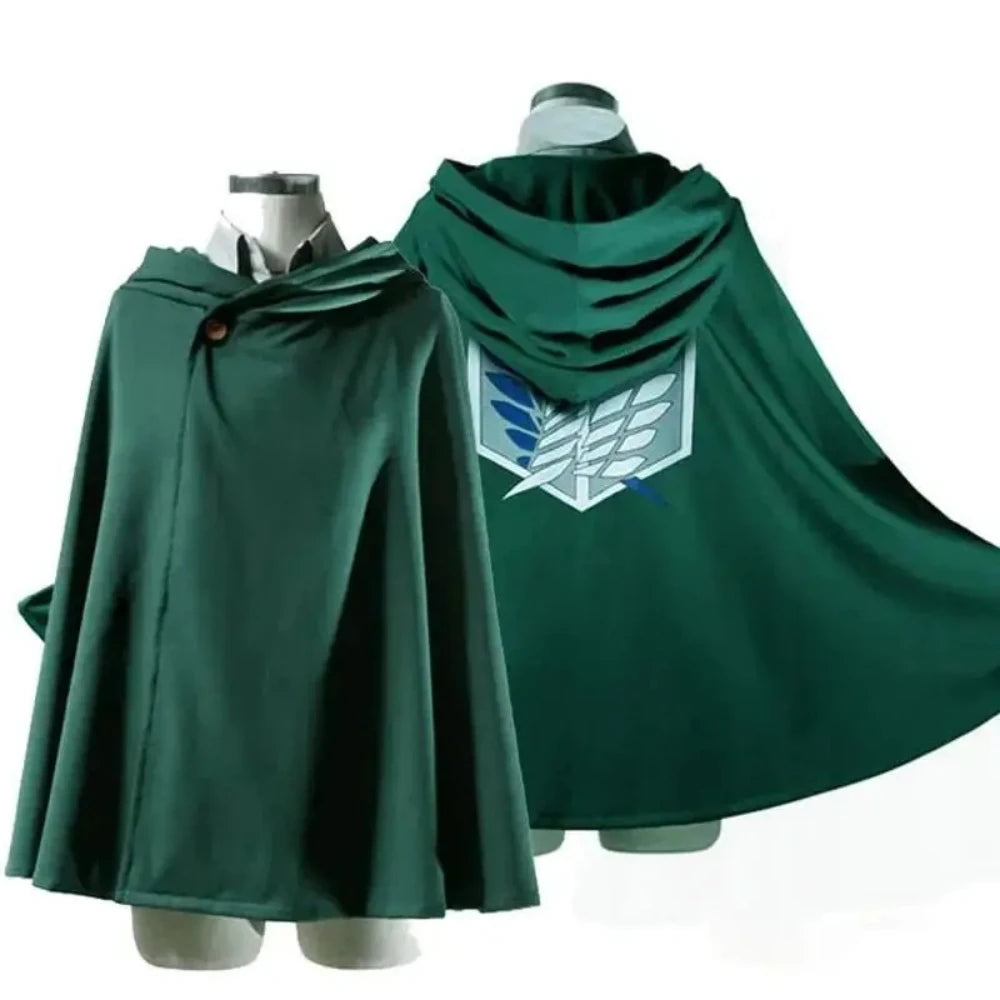 Attack on Titan Survey Corps Green Cosplay Cloak