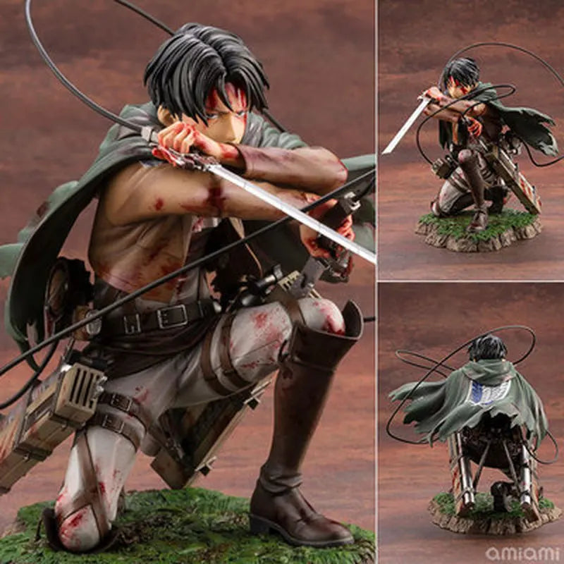 Levi Battle Damage 18cm Figure