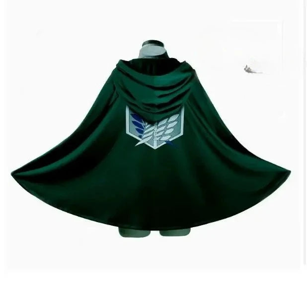 Attack on Titan Survey Corps Green Cosplay Cloak