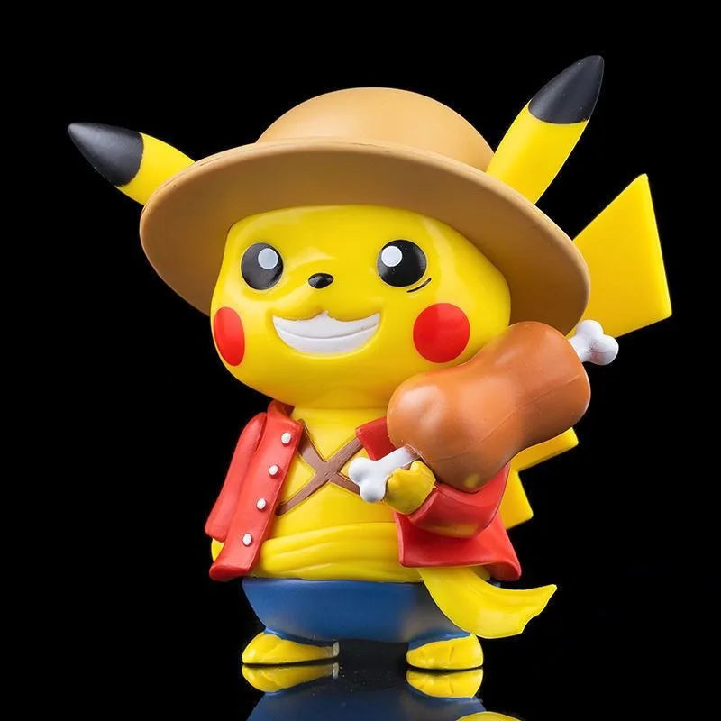 Pikachu Cosplay Luffy Figure