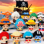 One Piece Sun God Nika Luffy Micro Building Block Set
