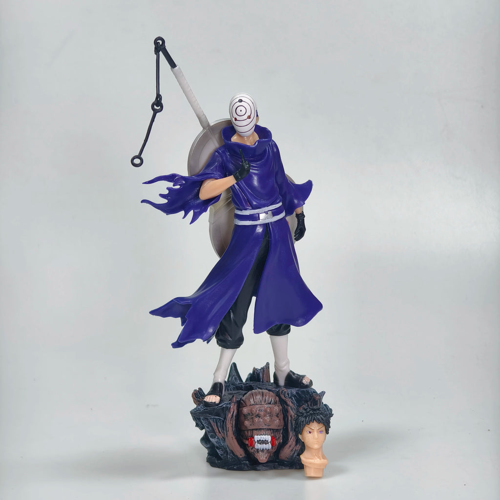 Naruto Uchiha Clan Dual-Head Standing Figure