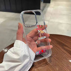 One Piece Transparent Silicone iPhone Funny Case
