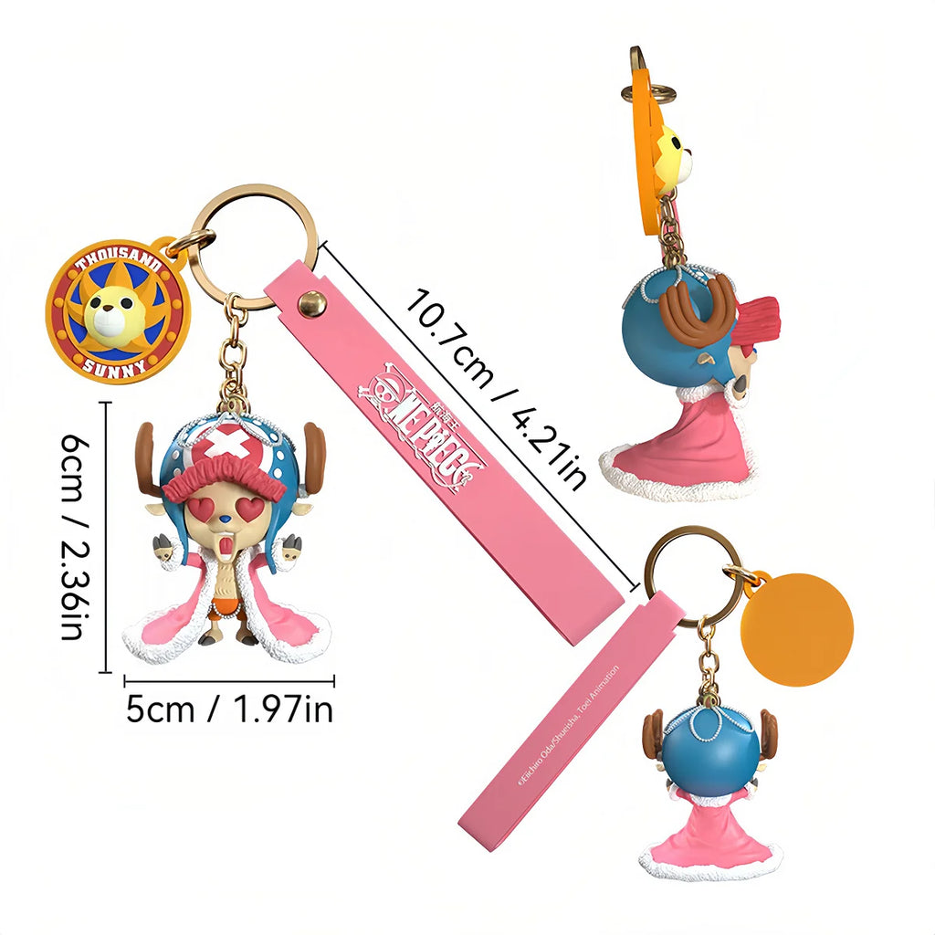 One Piece Keychain Figures