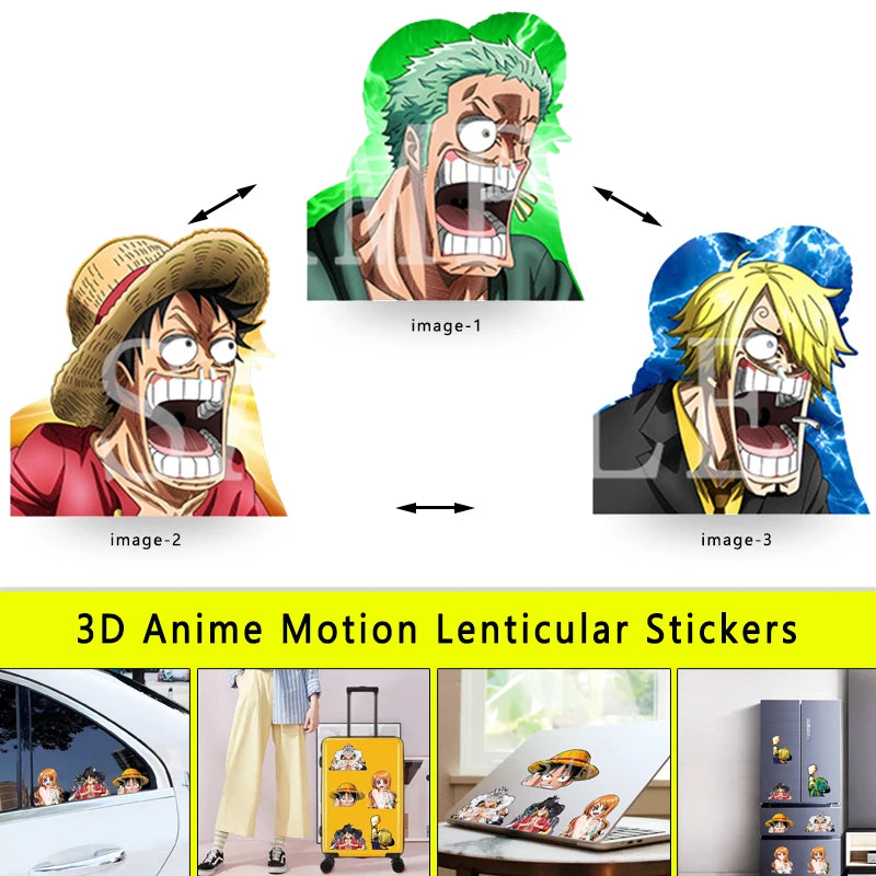 One Piece 3D Stickers