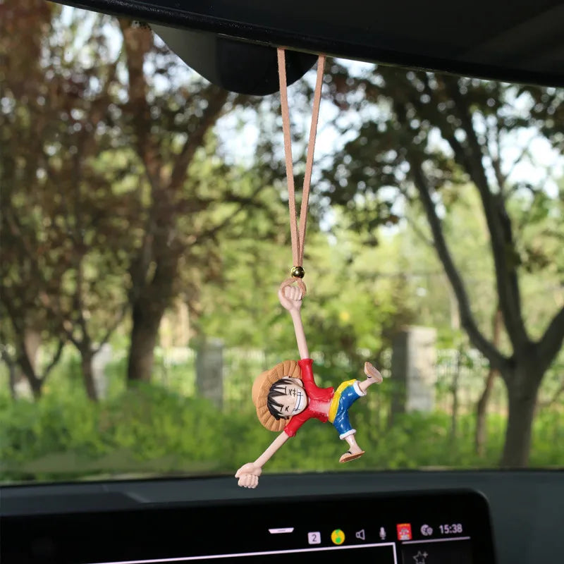 Luffy Kawaii Car Rearview Mirror Pendant