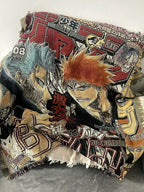 Anime Cotton Throw Blanket