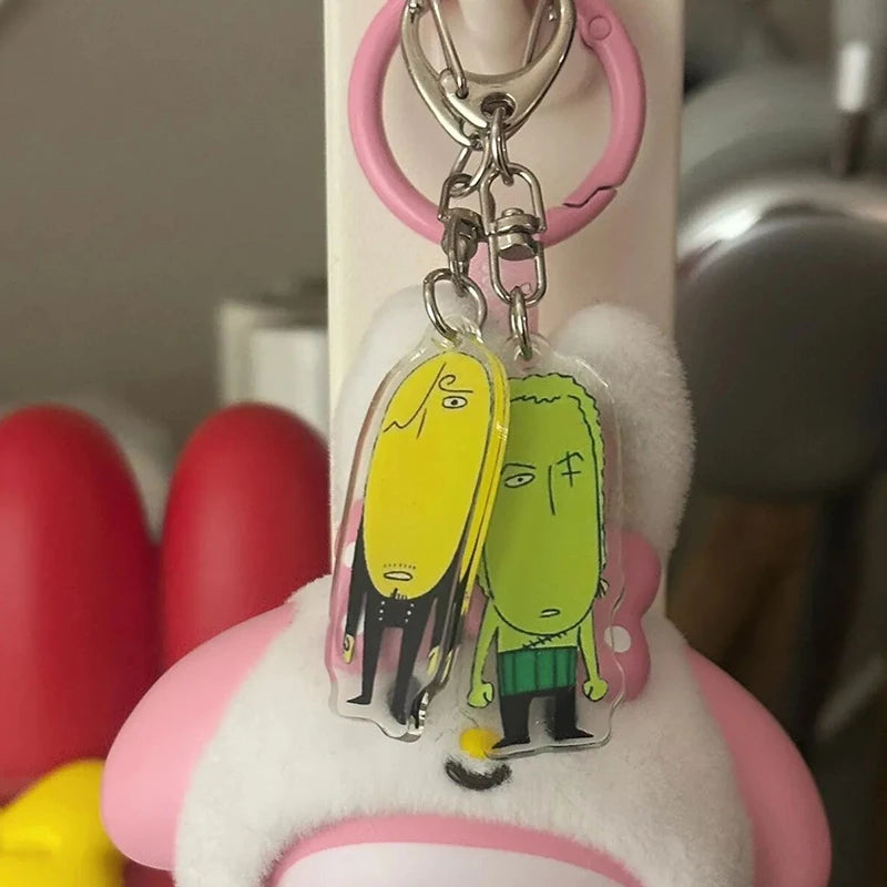 Zoro & Sanji Acrylic Keychain