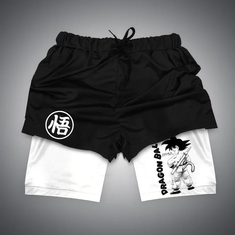 All Animes 2-in-1 Gym Shorts