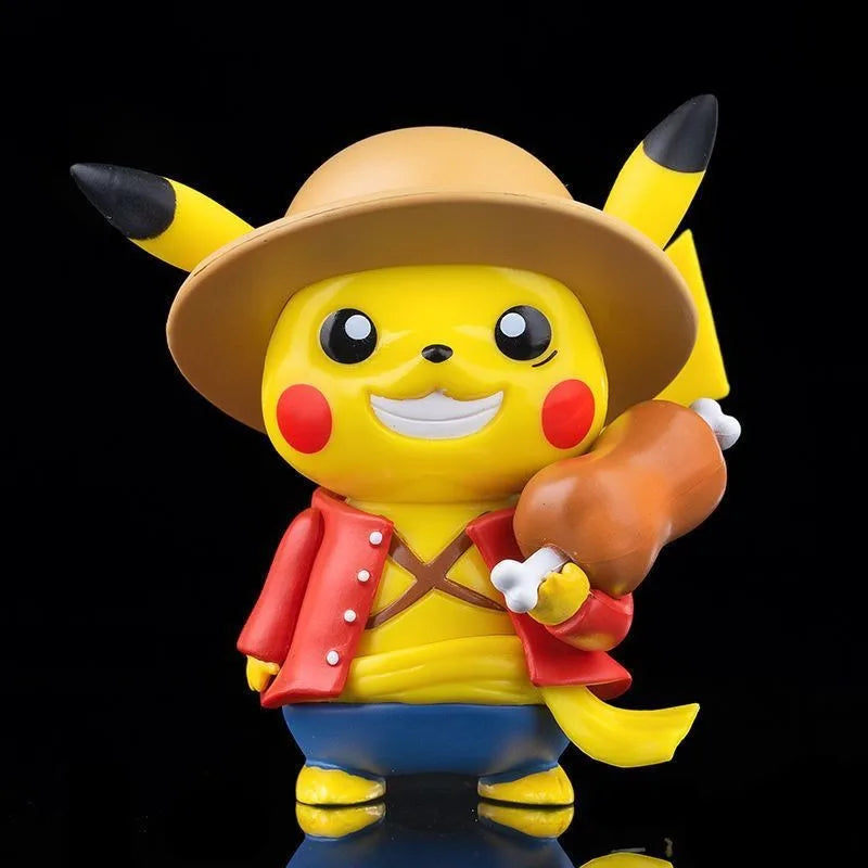 Pikachu Cosplay Luffy Figure