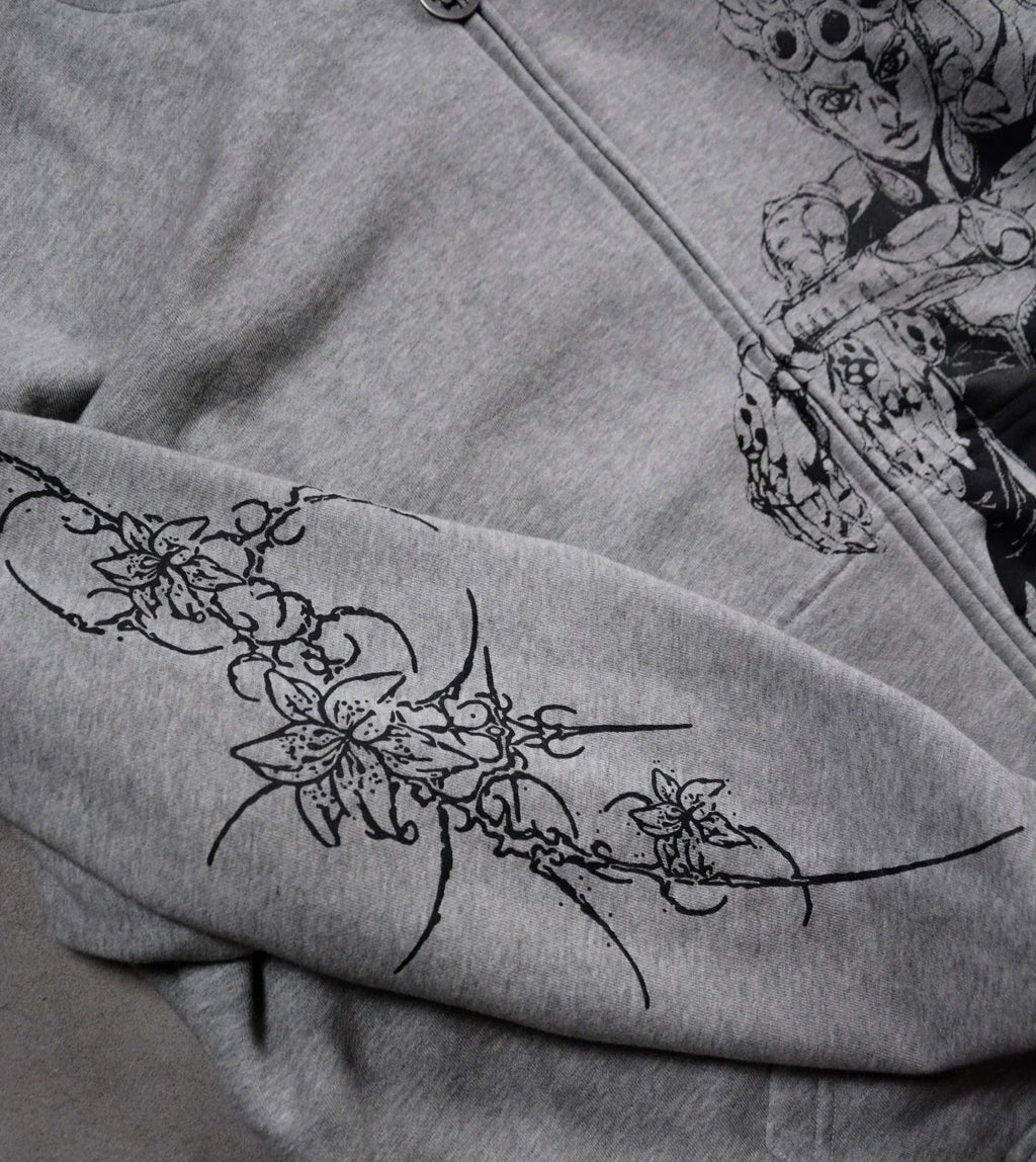 JJBA Harajuku Zip-Up Hoodie