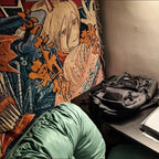 Anime Cotton Throw Blanket