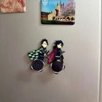 Tanjiro & Tomioka Acrylic Fridge Magnets