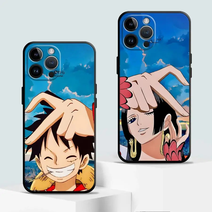 Luffy & Boa Hancock iPhone Case