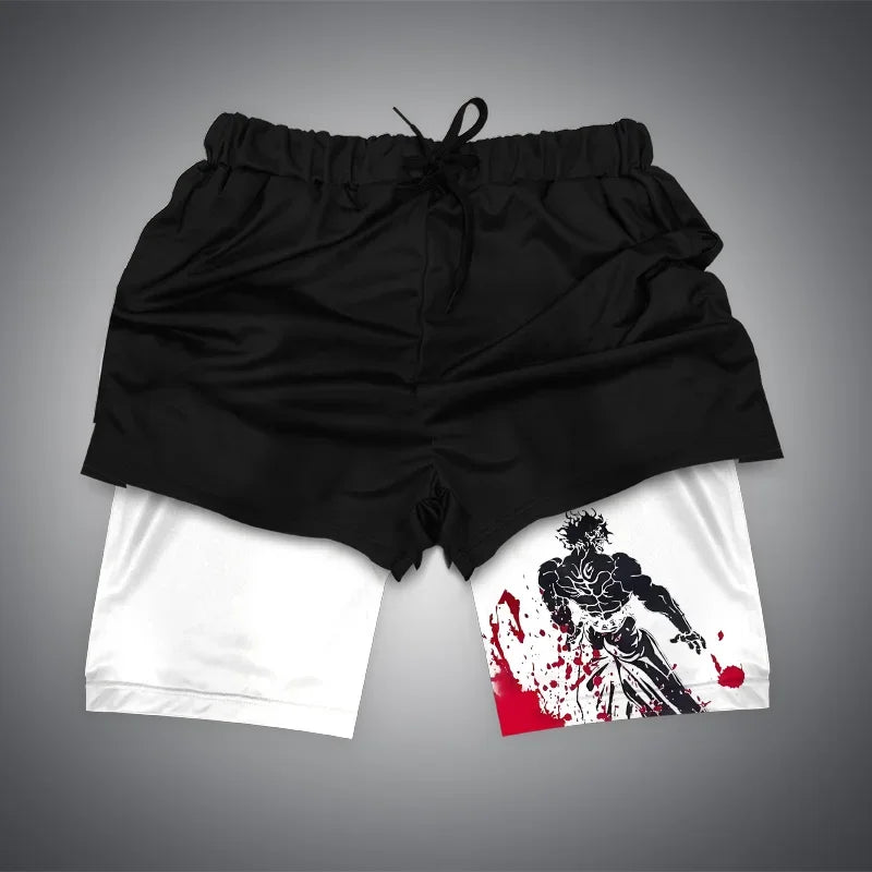 All Animes 2-in-1 Gym Shorts