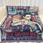 Anime Cotton Throw Blanket