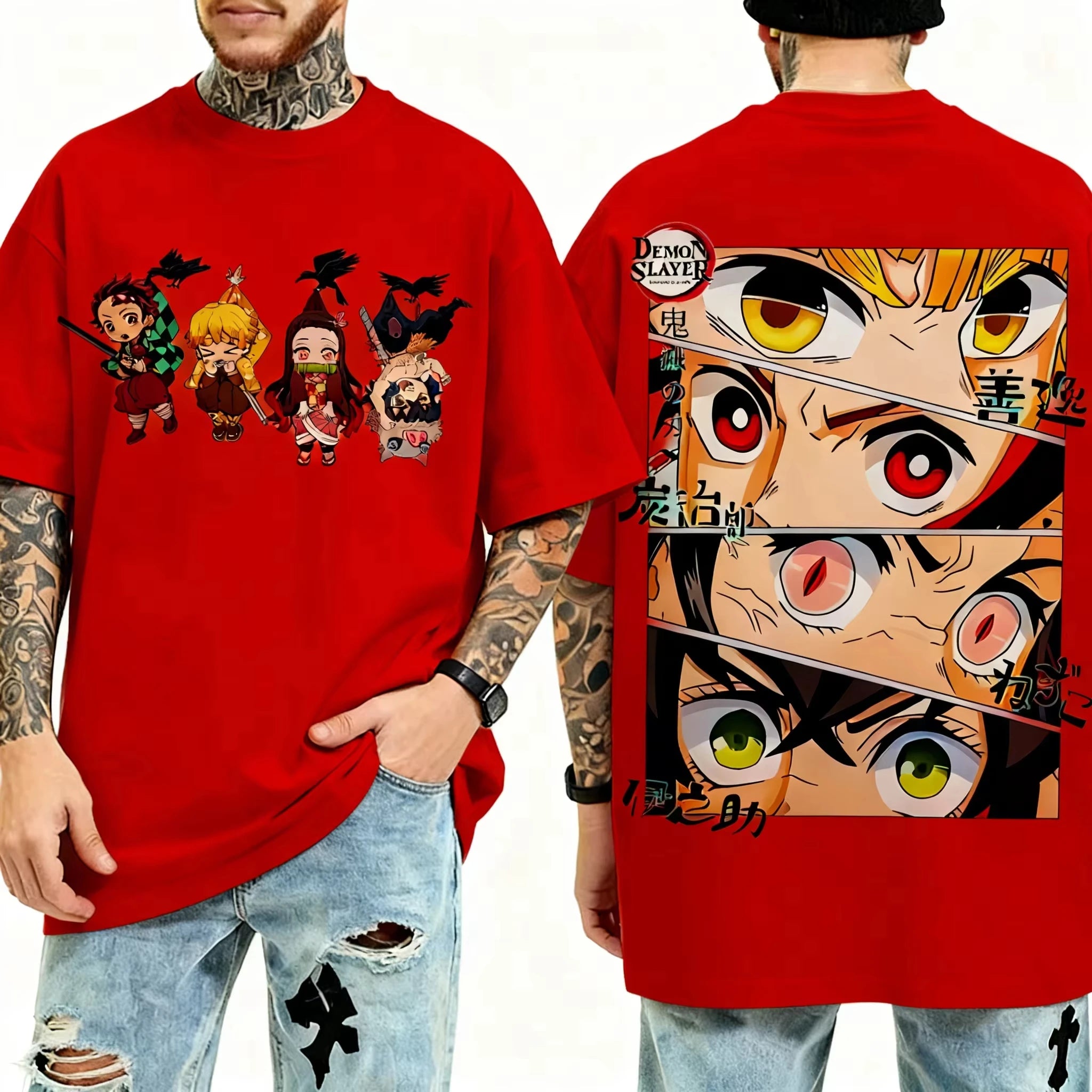 Demon Slayer Eyes Graphic T-Shirt