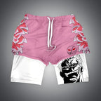 All Animes 2-in-1 Gym Shorts