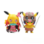 Pikachu Cosplay Demon Slayer 4-in-1 Figure Set