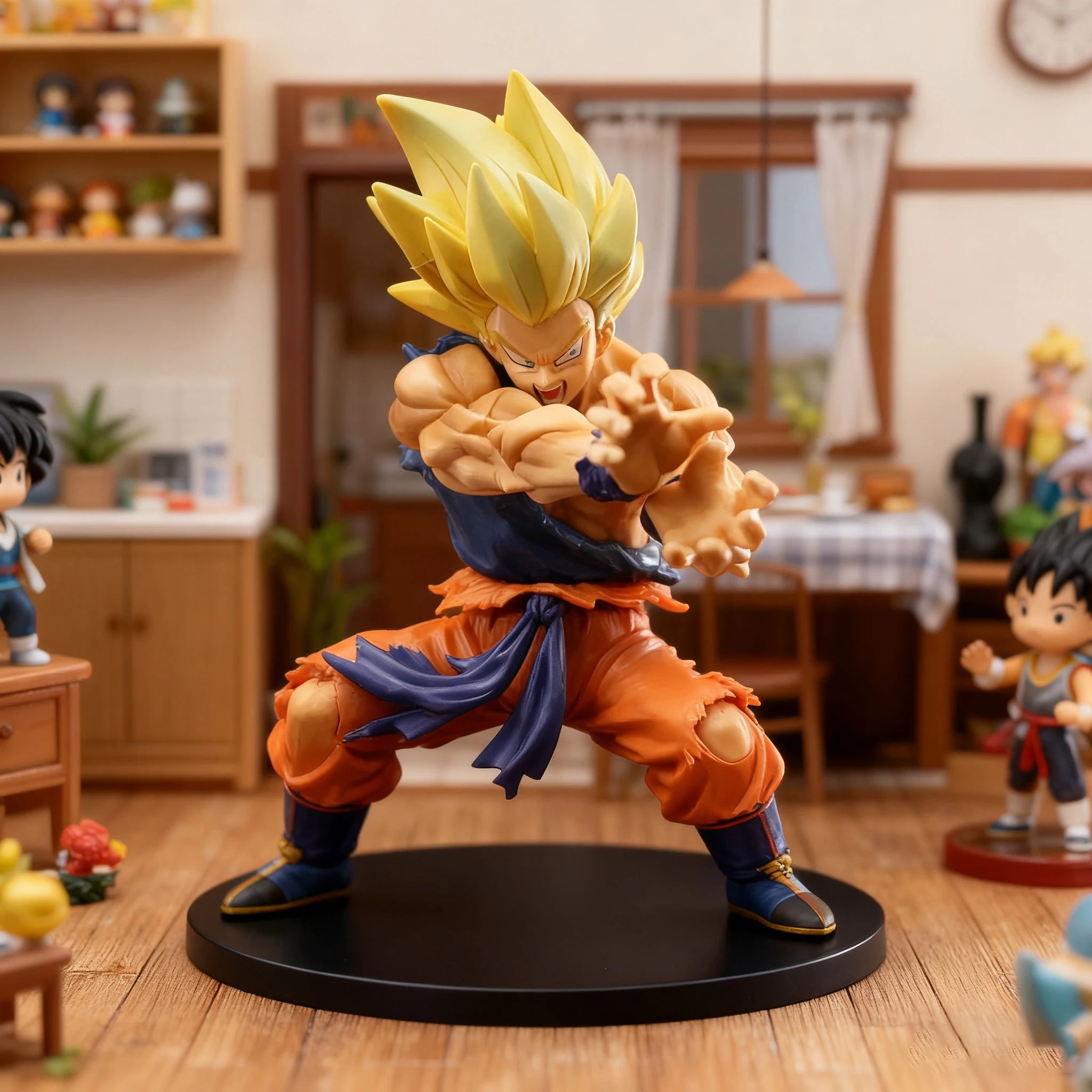 Battle Damaged Goku Figure